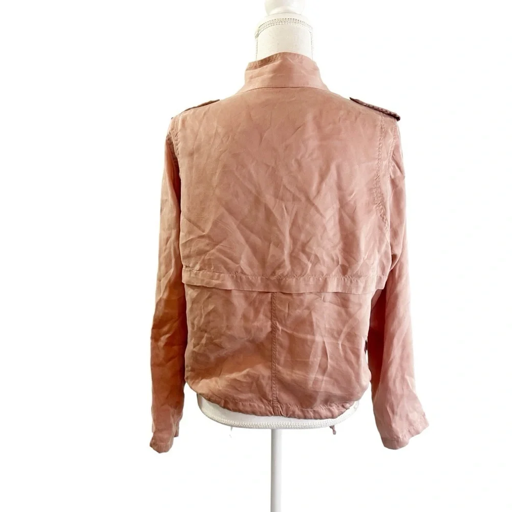 Rails Womens‎ Rowen Jacket in Blush Pink Utility Size Small Button Front Casual